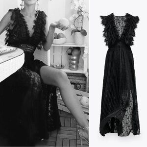 Zara lace long dress